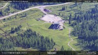 Archived image Webcam Fassatal - San Pelegrino - panorama view of the ski-piste and liftmachinery of the "San Pellegrino Pass" 07:00