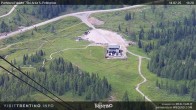 Archived image Webcam Fassatal - San Pelegrino - panorama view of the ski-piste and liftmachinery of the "San Pellegrino Pass" 13:00