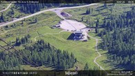 Archived image Webcam Fassatal - San Pelegrino - panorama view of the ski-piste and liftmachinery of the "San Pellegrino Pass" 02:00