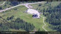 Archived image Webcam Fassatal - San Pelegrino - panorama view of the ski-piste and liftmachinery of the "San Pellegrino Pass" 04:00