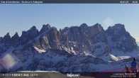 Archiv Foto Webcam Fassatal - San Pelegrino - Ankunft des Sesselliftes "Cavia-Col Margherita" 13:00