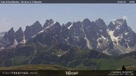 Archiv Foto Webcam Fassatal - San Pelegrino - Ankunft des Sesselliftes "Cavia-Col Margherita" 11:00