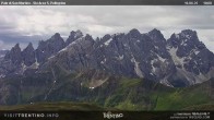 Archived image Webcam Fassatal - San Pelegrino - mountainstation of the chairlift "Cavia-Col Margherita" 09:00