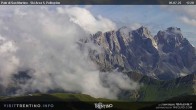 Archived image Webcam Fassatal - San Pelegrino - mountainstation of the chairlift "Cavia-Col Margherita" 17:00