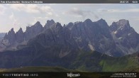 Archiv Foto Webcam Fassatal - San Pelegrino - Ankunft des Sesselliftes "Cavia-Col Margherita" 04:00