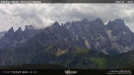 Archiv Foto Webcam Fassatal - San Pelegrino - Ankunft des Sesselliftes "Cavia-Col Margherita" 06:00