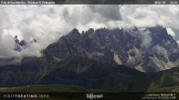 Archiv Foto Webcam Fassatal - San Pelegrino - Ankunft des Sesselliftes "Cavia-Col Margherita" 11:00