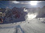 Archiv Foto Webcam Presena Gletscher im Trentino 11:00