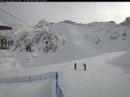 Archived image Webcam Panoramic view Presena Glacier 13:00