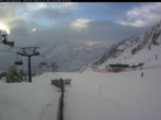 Archived image Webcam Adamello Ski - Valbiolo (2240m) 07:00