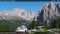 Archiv Foto Webcam Fassatal - Vajolet-Türme 09:00