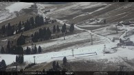 Archiv Foto Webcam Latemar: Skihütten Zischg und Ganischger 13:00