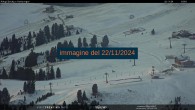 Archiv Foto Webcam Latemar: Skihütten Zischg und Ganischger 05:00