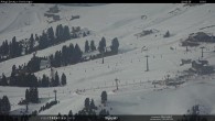 Archiv Foto Webcam Latemar: Skihütten Zischg und Ganischger 15:00