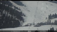 Archiv Foto Webcam Val di Fiemme - Obereggen Sessellift 13:00