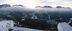 Archived image Webcam Panoramic view Madonna di Campiglio: Pradalago 07:00