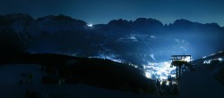 Archived image Webcam Panoramic view Madonna di Campiglio: Pradalago 01:00