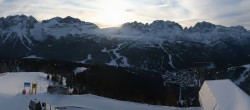 Archived image Webcam Panoramic view Madonna di Campiglio: Pradalago 07:00