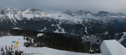 Archived image Webcam Panoramic view Madonna di Campiglio: Pradalago 13:00