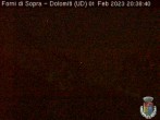 Archiv Foto Webcam Dolomiten von Forni di Sopra 14:00