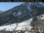 Archiv Foto Webcam Forni di Sopra: Skischule Davost 02:00