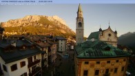 Archived image Webcam Cortina d&#39;Ampezzo: Pedestrian zone 12:00