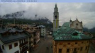 Archiv Foto Webcam Fußgängerzone: Cortina d&#39;Ampezzo 19:00