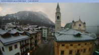 Archived image Webcam Cortina d&#39;Ampezzo: Pedestrian zone 07:00