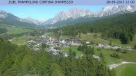 Archived image Webcam Cortina d&#39;Ampezzo: View from ski jump area 06:00