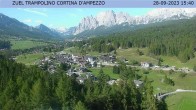 Archived image Webcam Cortina d&#39;Ampezzo: View from ski jump area 10:00