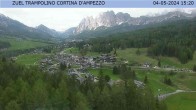Archiv Foto Webcam Cortina d&#39;Ampezzo: Skisprungschanze 15:00