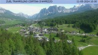 Archived image Webcam Cortina d&#39;Ampezzo: View from ski jump area 09:00