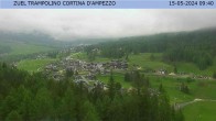 Archived image Webcam Cortina d&#39;Ampezzo: View from ski jump area 09:00
