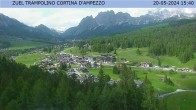 Archiv Foto Webcam Cortina d&#39;Ampezzo: Skisprungschanze 15:00