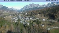 Archiv Foto Webcam Cortina d&#39;Ampezzo: Skisprungschanze 09:00