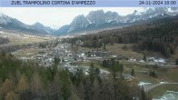 Archiv Foto Webcam Cortina d&#39;Ampezzo: Skisprungschanze 09:00