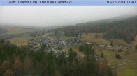 Archived image Webcam Cortina d&#39;Ampezzo: View from ski jump area 15:00