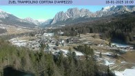 Archiv Foto Webcam Cortina d&#39;Ampezzo: Skisprungschanze 09:00