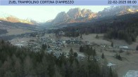 Archived image Webcam Cortina d&#39;Ampezzo: View from ski jump area 07:00