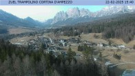 Archiv Foto Webcam Cortina d&#39;Ampezzo: Skisprungschanze 15:00