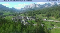 Archived image Webcam Cortina d&#39;Ampezzo: View from ski jump area 17:00