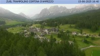 Archiv Foto Webcam Cortina d&#39;Ampezzo: Skisprungschanze 17:00