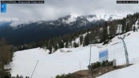 Archived image Webcam Cortina d&#39;Ampezzo: World Cup slope from Rifugio Duca d&#39;Aosta 11:00