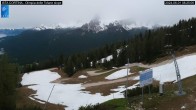 Archived image Webcam Cortina d&#39;Ampezzo: World Cup slope from Rifugio Duca d&#39;Aosta 07:00