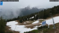 Archived image Webcam Cortina d&#39;Ampezzo: World Cup slope from Rifugio Duca d&#39;Aosta 09:00