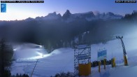 Archived image Webcam Cortina d&#39;Ampezzo: World Cup slope from Rifugio Duca d&#39;Aosta 05:00