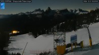 Archived image Webcam Cortina d&#39;Ampezzo: World Cup slope from Rifugio Duca d&#39;Aosta 23:00