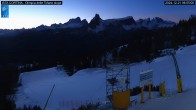 Archived image Webcam Cortina d&#39;Ampezzo: World Cup slope from Rifugio Duca d&#39;Aosta 06:00