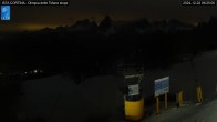 Archived image Webcam Cortina d&#39;Ampezzo: World Cup slope from Rifugio Duca d&#39;Aosta 05:00