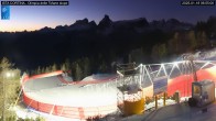 Archiv Foto Webcam Cortina d&#39;Ampezzo: Weltcup-Piste Olympia delle Tofana 01:00